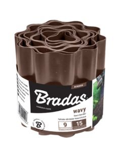 Vejos atitvaras Bradas Wavy, 900 cm x 10 cm, ruda