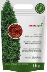 Trąšos nuo spyglių rudavimo Baltic Agro, granuliuotos, 1 kg